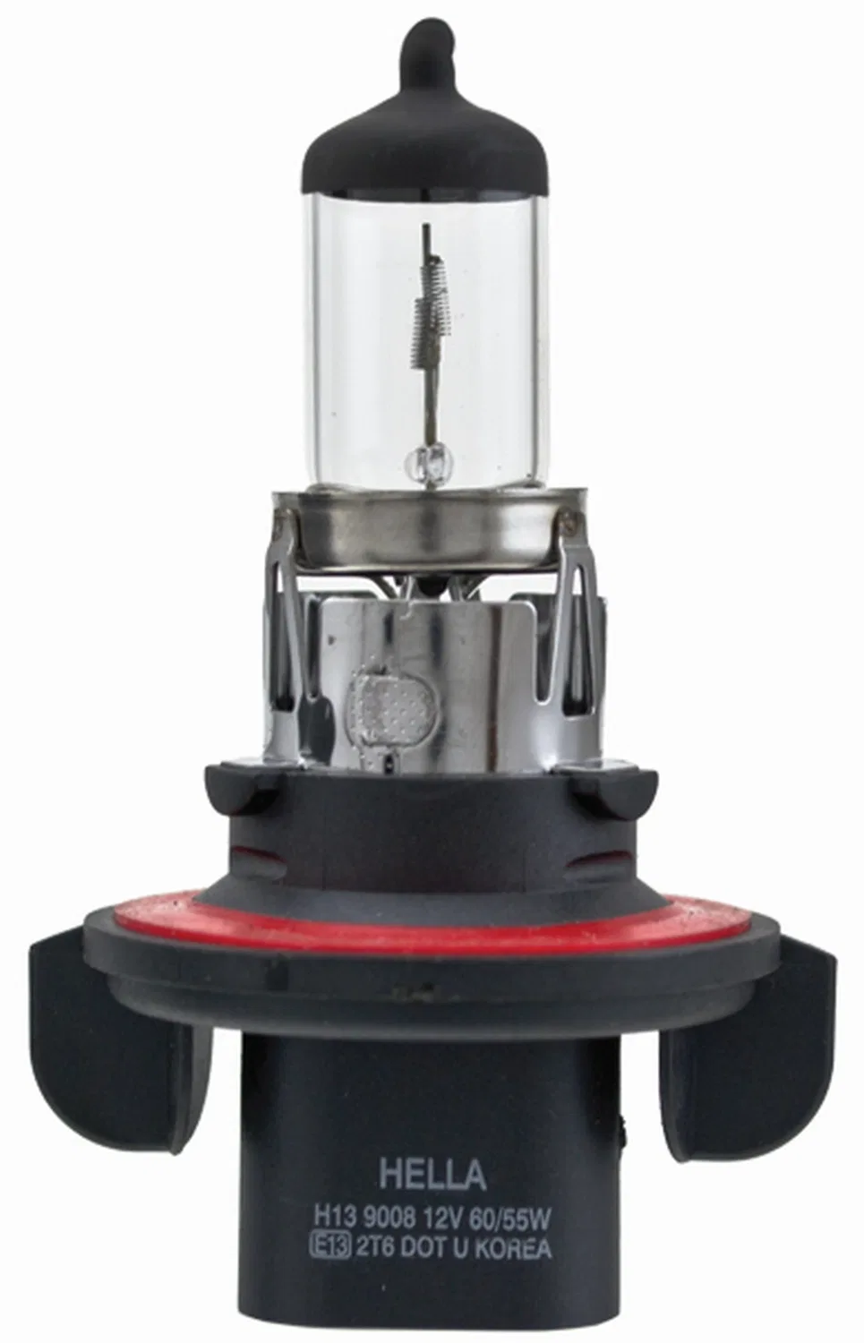 H13 – HELLA Headlight Bulb, H13/ 9008 Halogen Bulb 60/ 55 Watt 12 Volt White Beam Color 16000 Lumens 6500K Light Colo...
